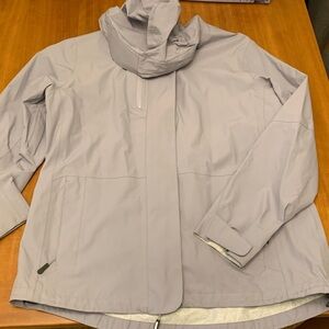 Waterproof Rain Jacket/Coat Women L Lands End